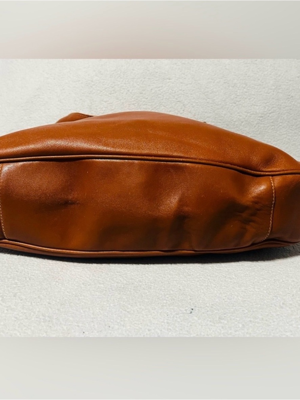 Gucci Vtg Bamboo Leather Shoulder Bag - Picture 4 of 5